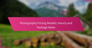 Photography Pricing Models: Hourly and Package Rates